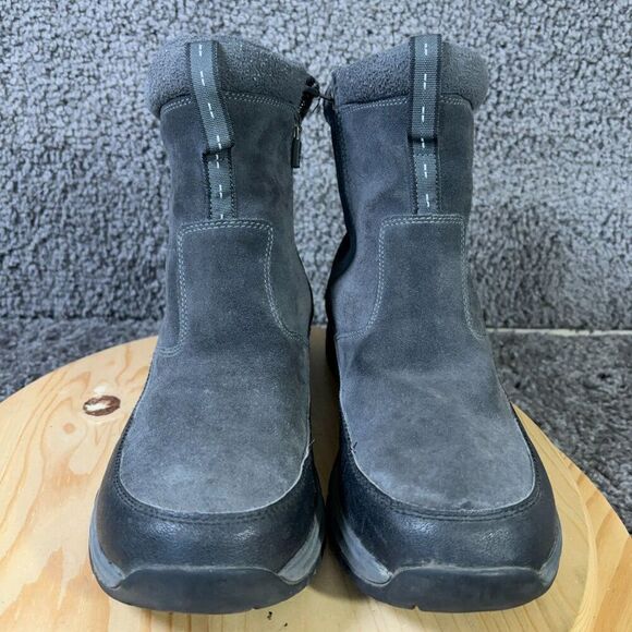 L.L. Bean Storm Chaser Boots Mens Size 10.5 Gray Suede Insulated Fleece Lined main image 7